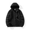 Youth Unisex Fleece Hooded Cardigan Pullover for Sport & Casual Wear - Spring/Autumn