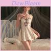 Sleepwear Set With Ice Silk Fabric For Comfortable Lounge And Sleep