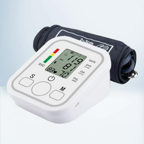 High Precision Home Use Fully Automatic Arm Blood Pressure Monitor with Voice Functionality