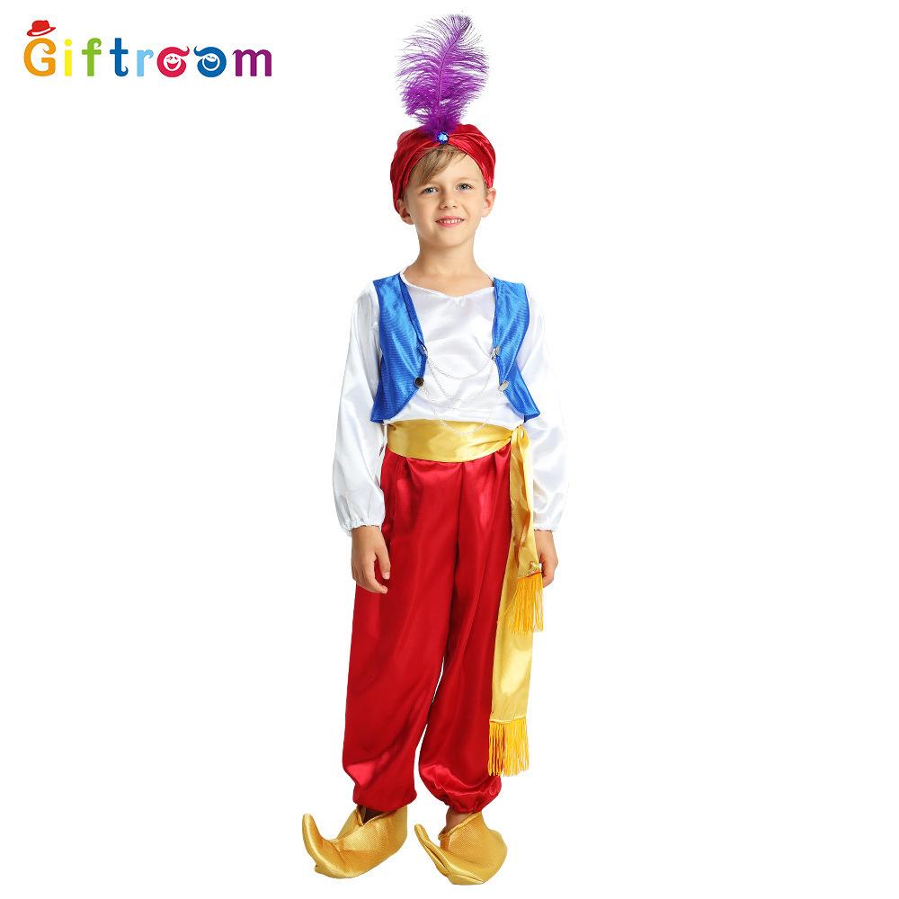 

Aladdin Cosplay Magical Costume For Boys In Polyester Fabric Great For Shows Stage M