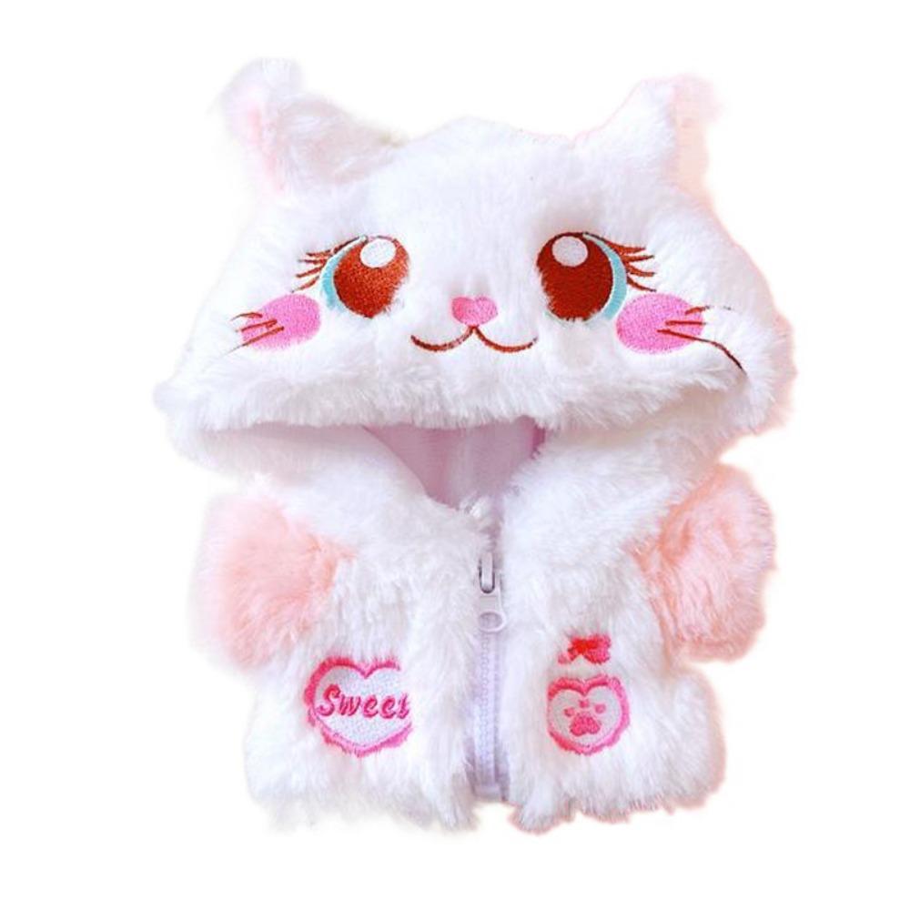 Fluffy Cotton Doll Clothes Plush Coat Doll Toy Clothes Plush Dolls Clothes  Children's Gift