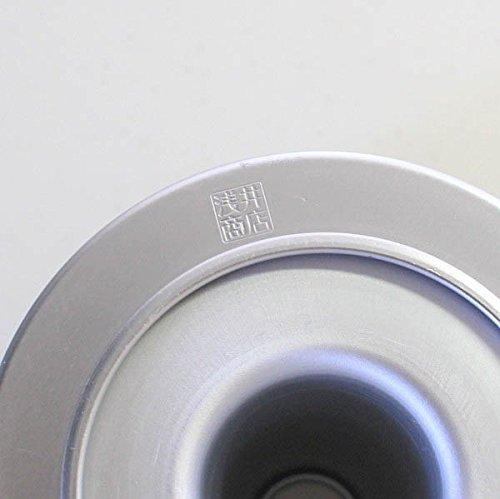 Asai Shoten Original Seamless Aluminum Tall Chiffon Cake Pan, 14cm, Silver