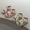 Baby Summer LED Light Up Cartoon Sandals Soft Sole Non Slip First Walkers Breathable Head Protection Shoes For Boys And Girls