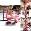 Adorable Flamingo Plush Toy Soft Stuffed Animal For Girls Cute Bag Charm