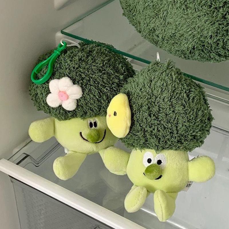 Cute Broccoli Plush Toy Small Pendant Versatile Cauliflower Bag Pendant