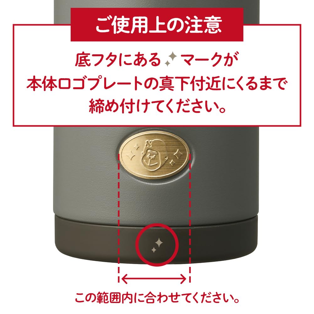 Highly Washable Water Bottom Powerful Water Vacuum Keeps Hot or Easy To by Doshisha [A Bottle] Gorilla's Bottle, 450ml, Insulated, Cold, Wash,