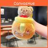 Playful And Cute Creamy Bear Plush Keyring Charming Gift For Lovers Keychain