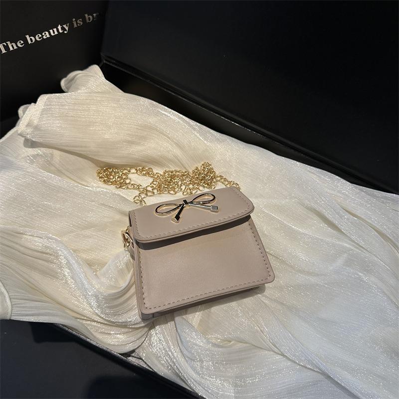 Simple Bow Saddle Bag Women's New Spring and Summer Temperament Shoulder Bag Personalized Fashion Shoulder Messenger Bag