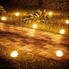 Solar LED Pebble Stone Light Outdoor Waterproof Lawn Lamp Garden Decoration Light Courtyard Pathway Night Light for Villa Landsc