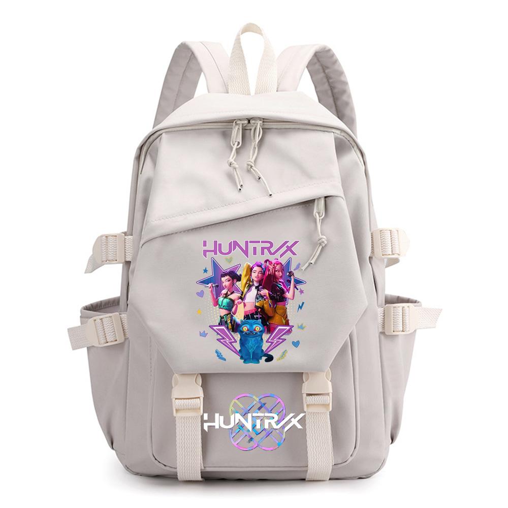 Anime Kpop Dämonenjäger Bedruckter Rucksack für Teenager Junge Mädchen Schulanfang Schultasche Kinder Student Buchrucksack Frauen Reisetasche Kindergeschenk Mochila
