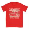 Men TShirts Stupid Canadian Wolf Bird Retro Vintage 100 Cotton Tee Shirt Short Sleeve  T Shirts Round Neck Clothing Gift Idea