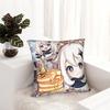 Genshin Impact Game Pillow Covers Stuff Printing Cushion Cover Gift  Pillow Case Cover Sofa Multiple Sizes