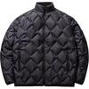 Comfortable Casual Simple Stand Collar Loose Down Jacket Men Outerwear Basic-Black 152447965-3