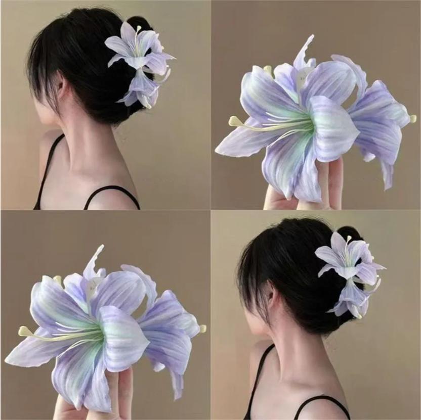 Flower Clip Retro Hairpin Flower Lady Side Half The Back Of The Head Hairpin