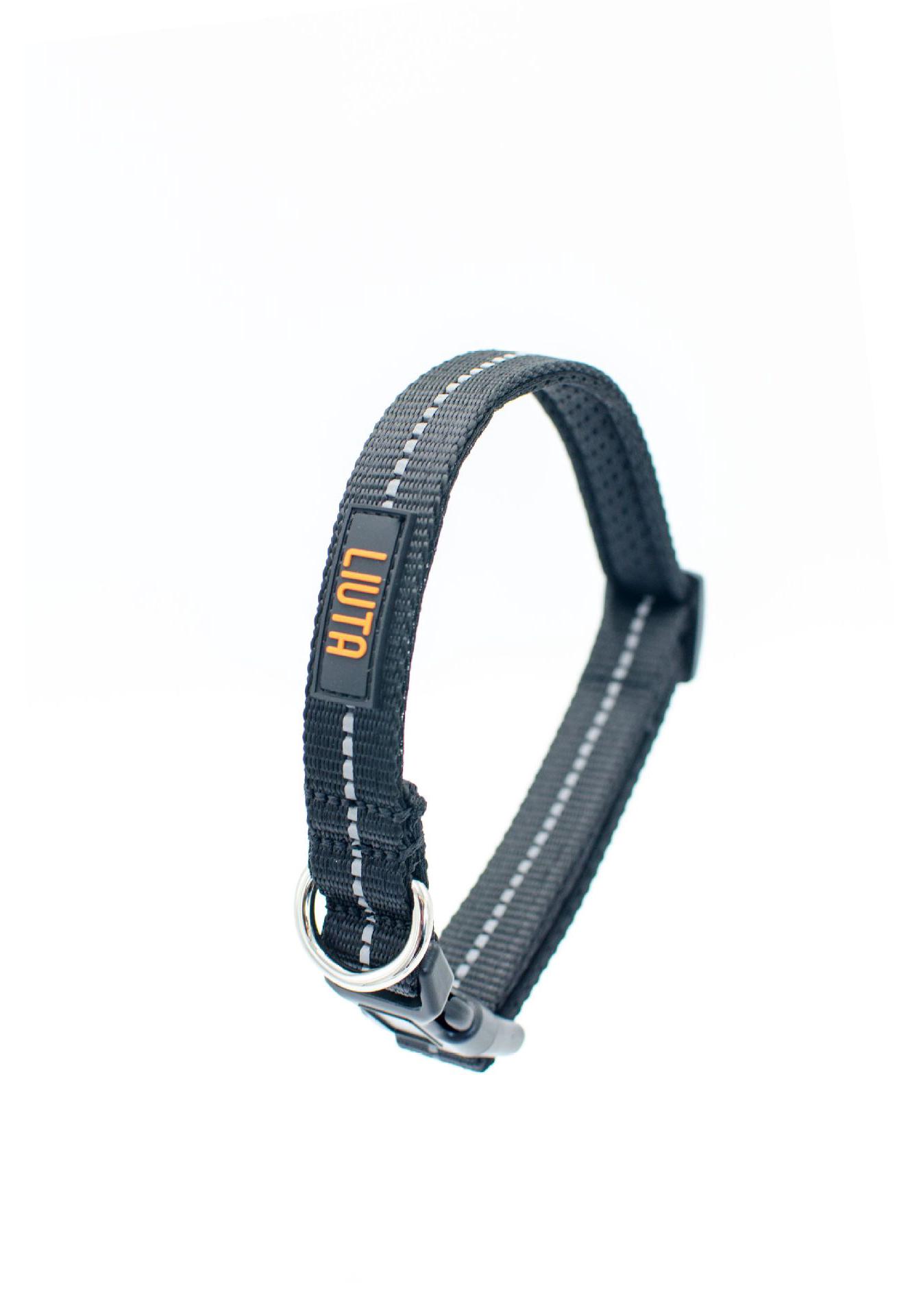 Reflective Double-Layer Nylon Dog Collar for Small & Medium Pets
