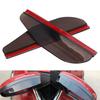 2x Smoke Car Auto Rear View Side Mirror Board Rain Sun Visor Guard PVC Universal