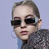 1PC Square small frame glasses new fashionable sunglasses UV protection for women street photography