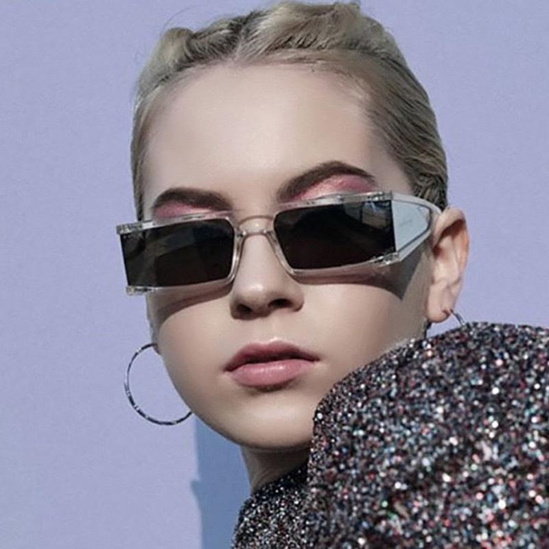 1PC Square small frame glasses new fashionable sunglasses UV protection for women street photography