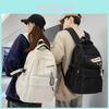 College Style Men Women Nylon Backpack With Durable Large Capacity For Daily Use