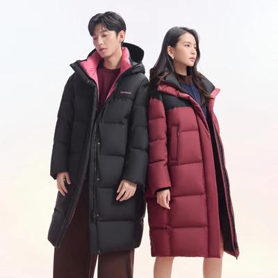 Paare Neue Lange Dicke Baumwollgepolsterte Jacke Lockere Baumwollgepolsterte Jacke