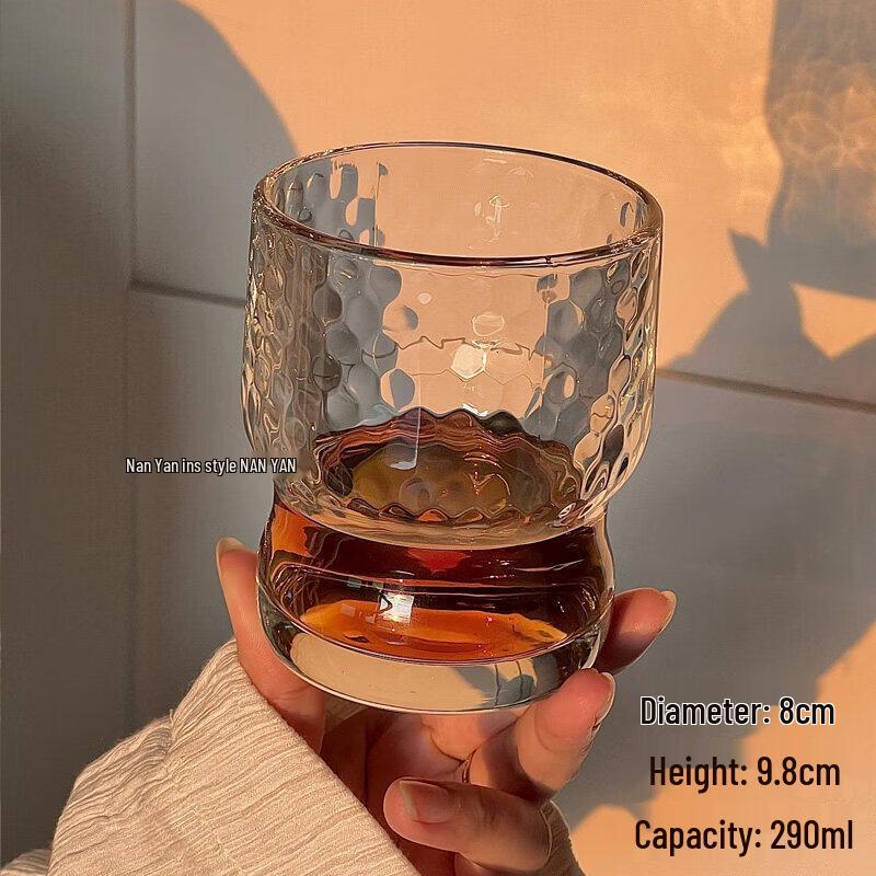 Aesthetic Chubby Glass Tumbler