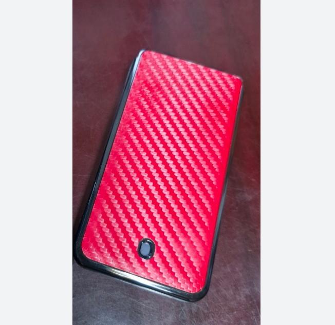 Samsung Galaxy Folder2 Hülle Cover Farbe Hart für SM-G160N G165N Carbonmuster