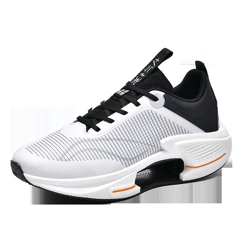 2024 New Jueying Guochao sports shoes men's and women's popcorn carbon board running shoes couple flying woven shoes Jinjiang spot