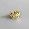 Elegante Eheringe Einfache Geometrische Mehrstöckige Handgefertigte Schmuckstücke für Damen Edelstahl Herrenringe Verstellbarer Ring