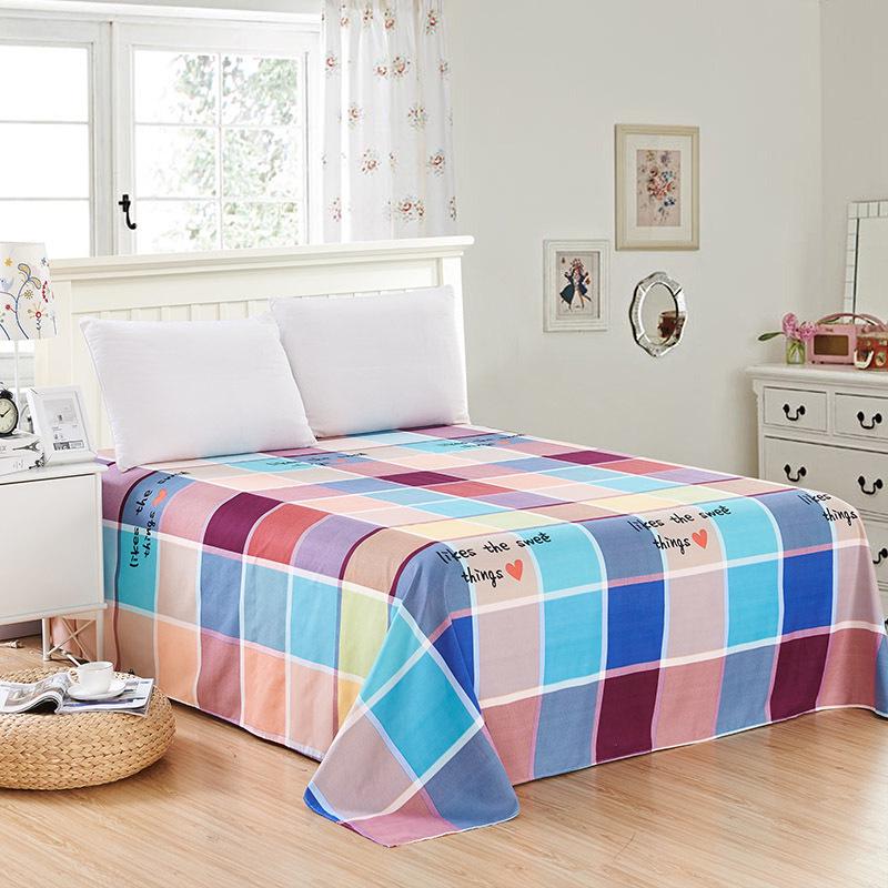 Brushed Duvet Cover & Sheet Set for Single/Double Beds - Ideal for Student Dorms