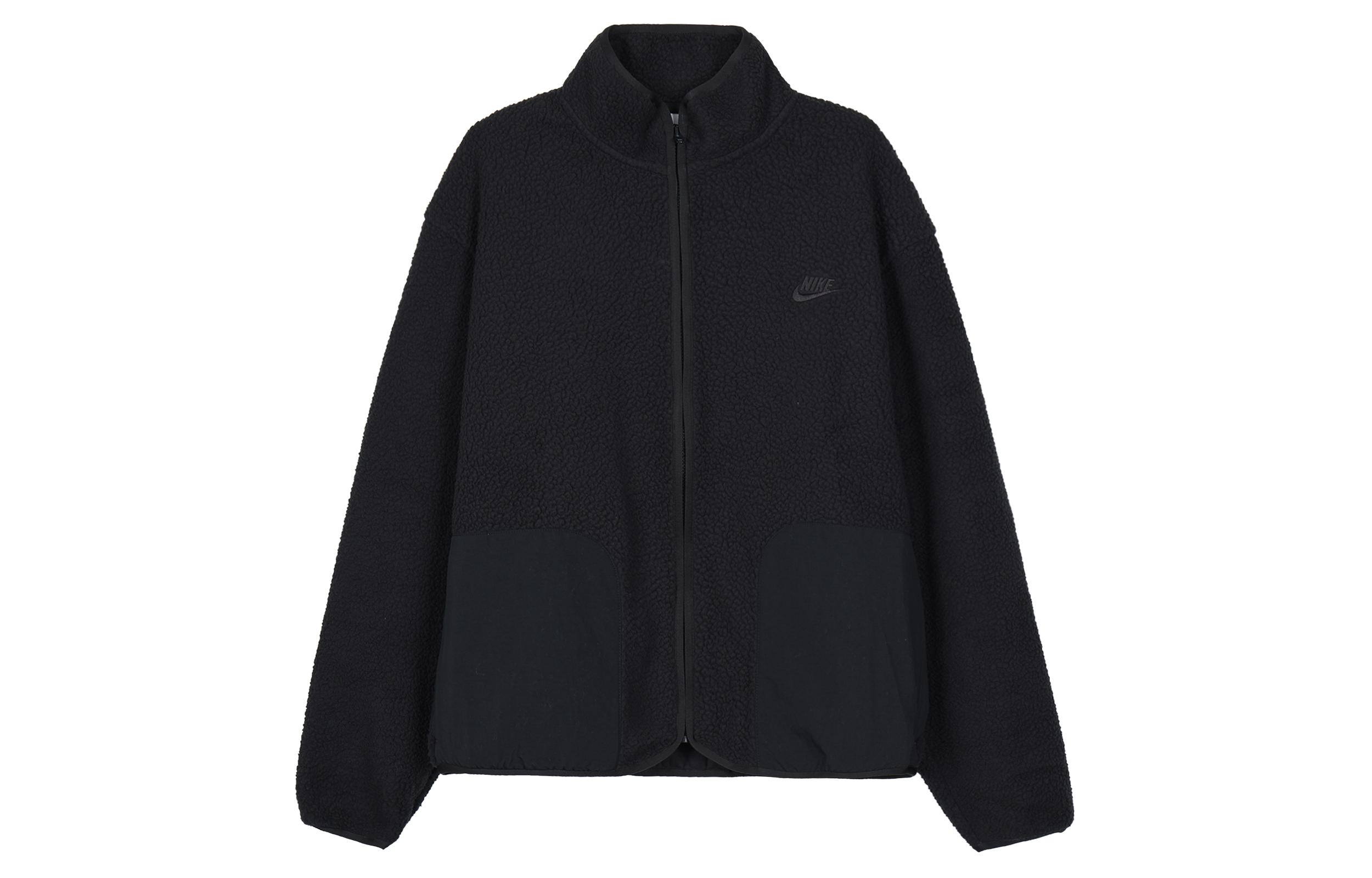 Nike Club Velvet feel Coat Men s Black FB8387-010 L