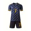 2pcs Set Football Jerseys & Uniforms #7 Printing Shirt and Shorts for Sports and Fans