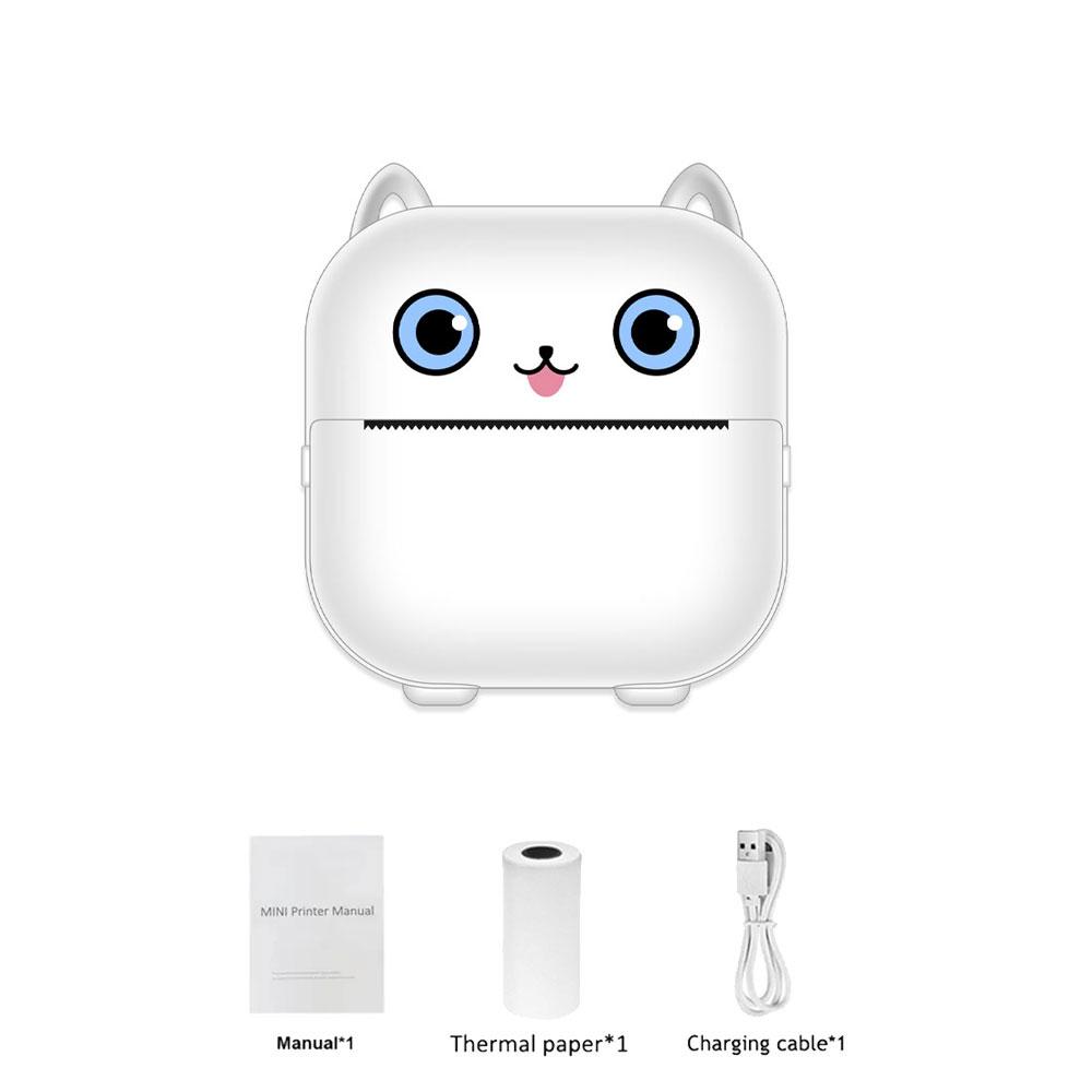 

Мини-принтер Термоклей Принтер Этикеток Наклейки Bluetooth Мини Карманный Принтер Этикеток Заметок Для Дома и Офиса Android IOS белый