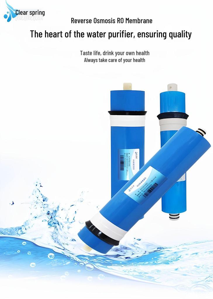 Universal RO Membrane Filter Cartridge for Household Water Purifiers