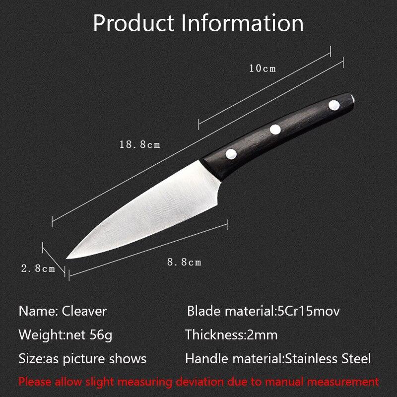 5Cr15 Stainless Steel Knives Kitchen Knife Bone Meat Fishing Sushi Knife Fruit Vegetables Cutter