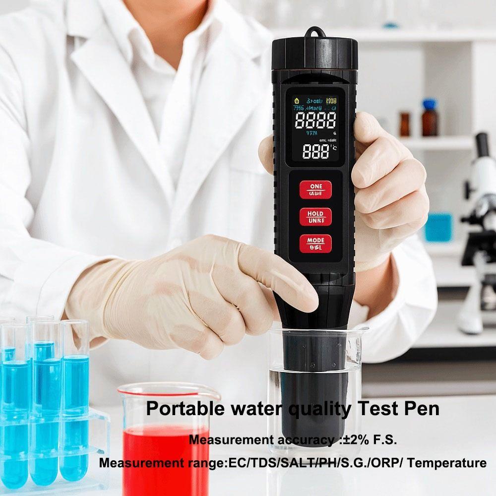 Waterproof Household Water Test Pen Multifunction PH Tester Durable Digital PH Meter  Hospitals