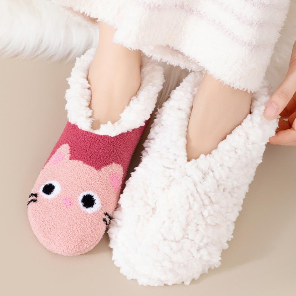 Winter Warm Thermal Socks Soft Slipper Socks New Home Sleeping Socks  Home