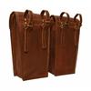 Vintage Leather Motorcycle Saddle Bags Set of 2  Handmade Full-Grain Heavy Duty Biker Luggage