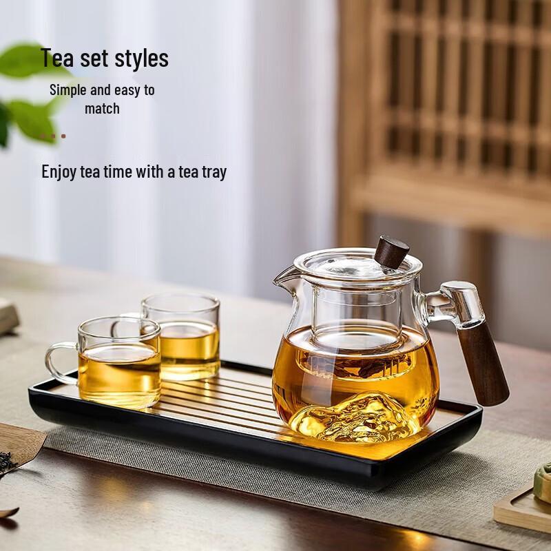YIHUTEA High Borosilicate Glass Tea Infuser Pot