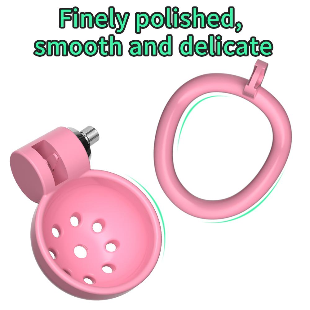 Gaiola de Castidade com 5 Anéis Gaiola para Pênis Brinquedo Sexual para Adultos Bondage de Pênis Trava Uretral Macho Cuckold Erótico Casal Brinquedo BDSM