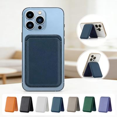 2 In 1 Strong Magnetic Leather Wallet With Hide Stand Case For Magsafe For iPhone 15PM 14 13 Pro Max Mag Safe Card Holder Pocket Cover