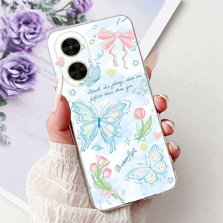 For Xiaomi Poco C71 Case Redmi A5 4G New Luxury Painted Cover Soft Silicone Phone Case For Xiaomi Redmi A5 RedmiA5 PocoC71 Shell