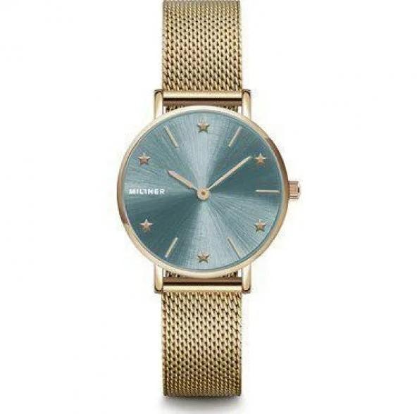 

Наручные часы Millner Cosmos золотисто-зеленые 33 мм