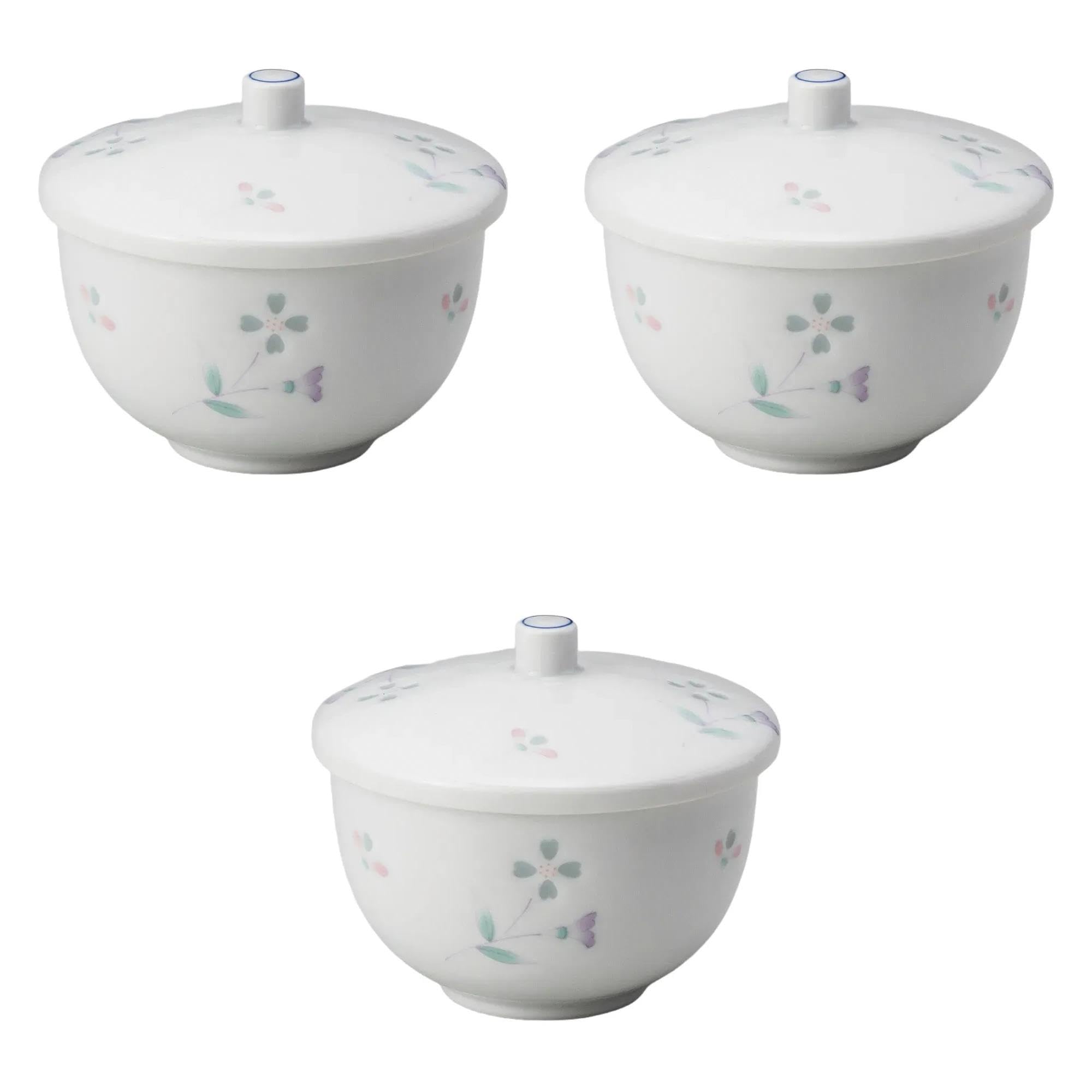 

Set of 3 Hotaru Tsuyu Kusa Teapots with Lids Sencha with Lids Arita Ware Setomonohonpo [9.5×7.5cm (170cc)] (Arita Ware)