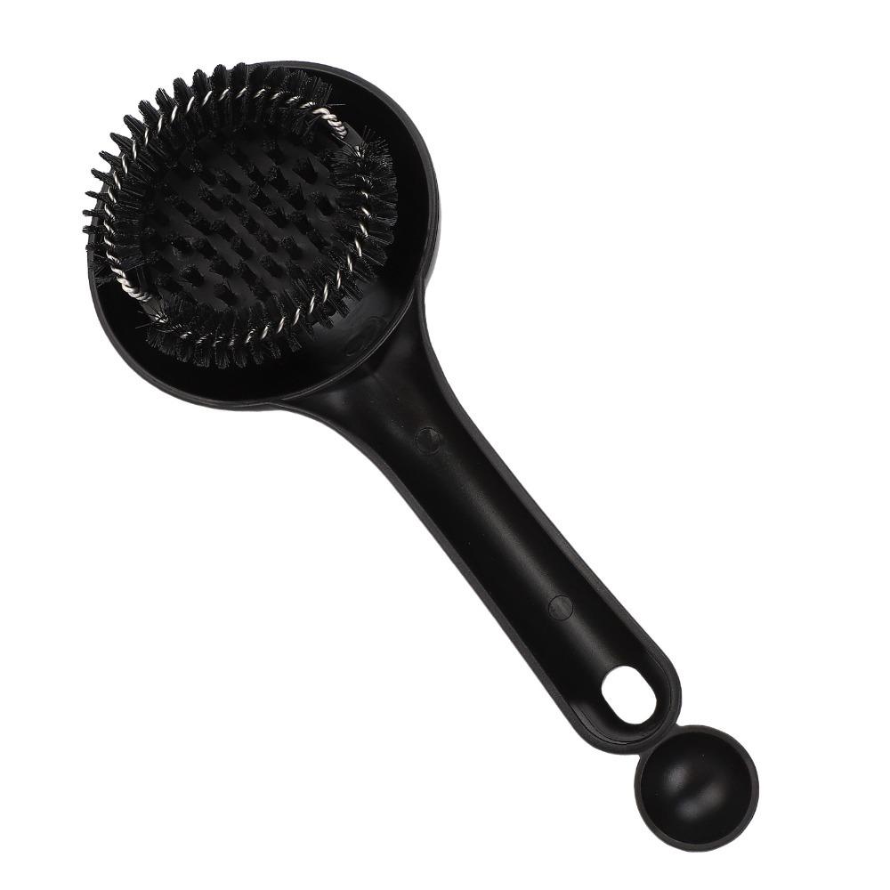 Curved Head Coffee Machine Cleaning Brush Nylon Bristle Nylon Bristle Brush  For Grouphead Washing