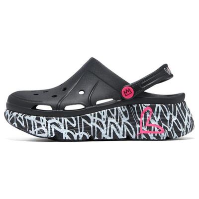 Max Cushioning Foamies Non-Slip Durable Clogs Women Clogs Black 111324-BLK