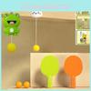 Cute Frog Ping Pong Training Toy For Kids With Adjustable Height