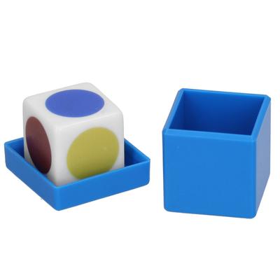 Dadi Colorati per Bambini Oggetti di Scena Magici Indovina Colore Sonoro Performance sul Palco Giocattolo Magico Accessorio