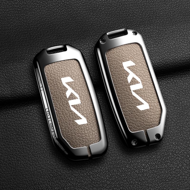 2026 Horká nálepka na auto Kožené pouzdro na klíče od auta Kryt pro KIA Sportage R GT Stinger Sorento Ceed Cerato Forte Niro Soul Tellurid