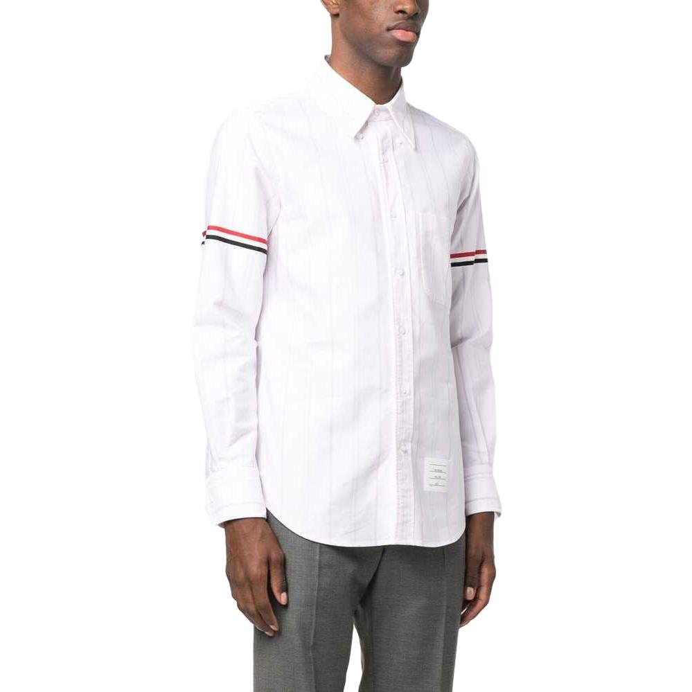 THOM BROWNE Vertical Stripe Pattern Buttoned Shirt MWL301O07720680