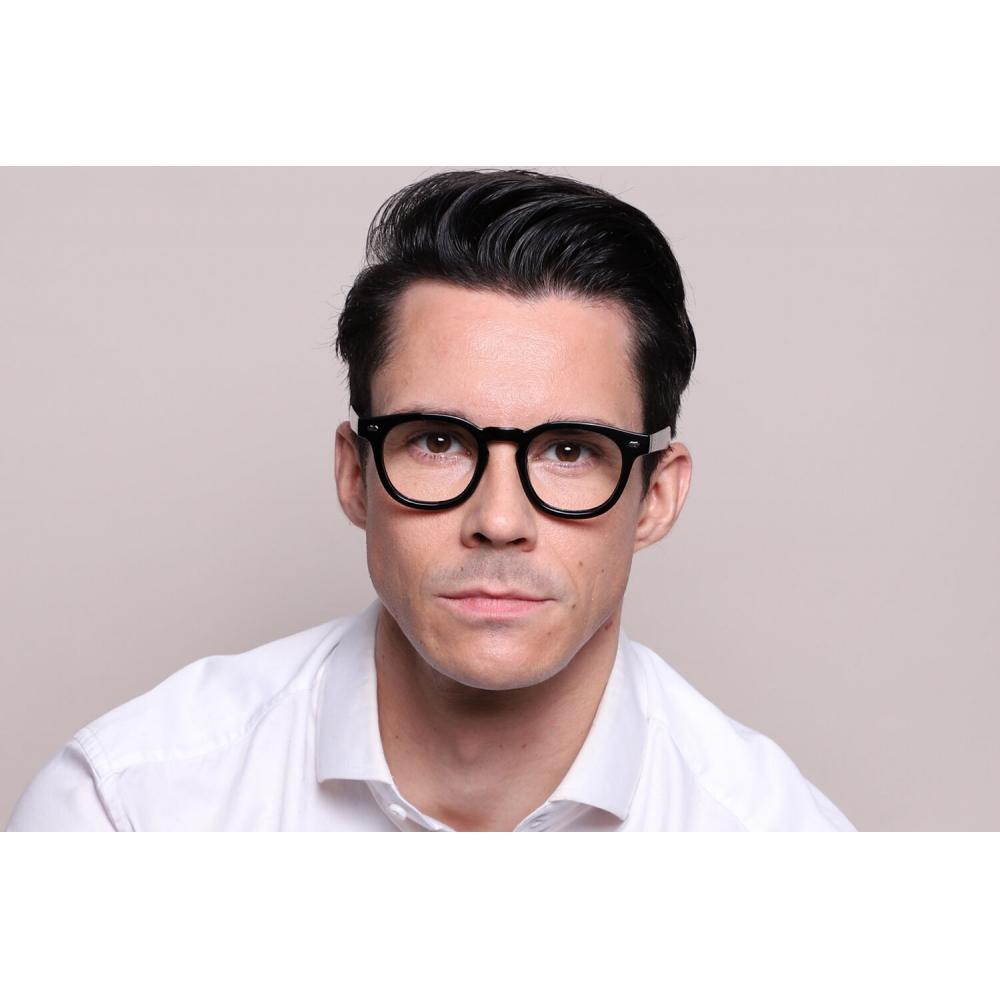 Full Rim Square Black Smartbuy Collection Hurst 3505 C1 Fashion Unisex Eyeglasses